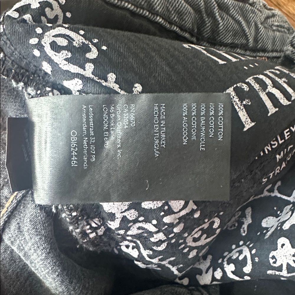 We The Free Tinsley Baggy Mid -Rise Straight Leg Size 27 - Picture 15 of 16